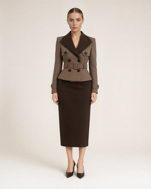 Teresa Peplum Blazer Elbise